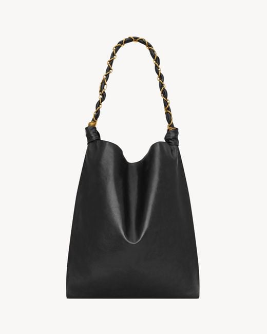 Saint Laurent Black Amalia Shoulder Bag