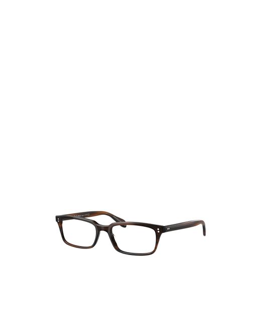 Oliver Peoples White Rectangle-Frame Glasses for men
