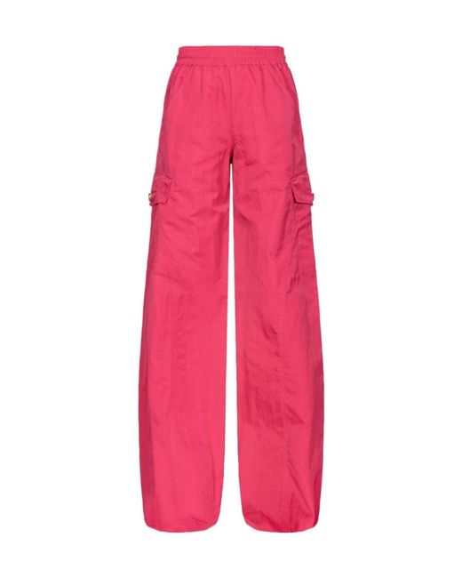 Pinko Pink Pocoyo Carg- Pocket Trousers