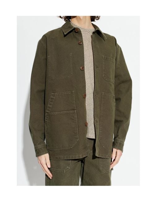 Isabel Marant Green Ardy Patch-Pocket Jacket for men