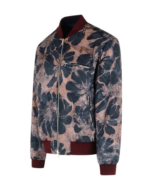 Dries Van Noten Blue Long Sleeve Jacket for men