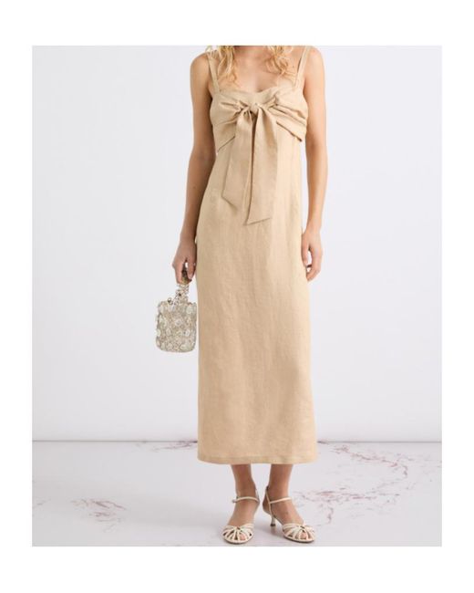 Marella Natural Pure Linen Sheath Dress