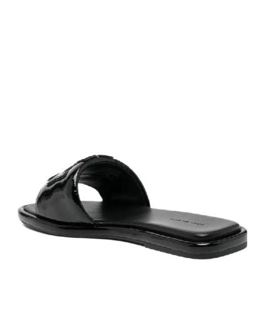 Tory Burch Black Square Toe Sandal