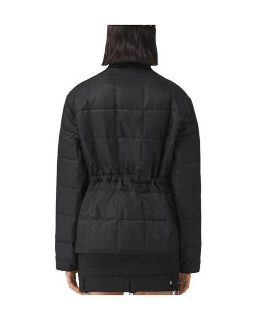 Burberry Black Monogram Motif Puffer Jacket