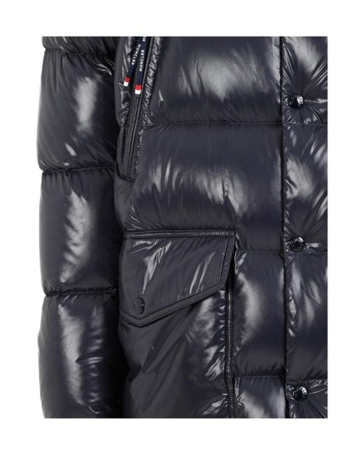 Moncler Blue Chiablese Hooded Down Jacket for men