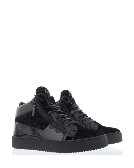 Giuseppe Zanotti Black High-Top Sneakers for men