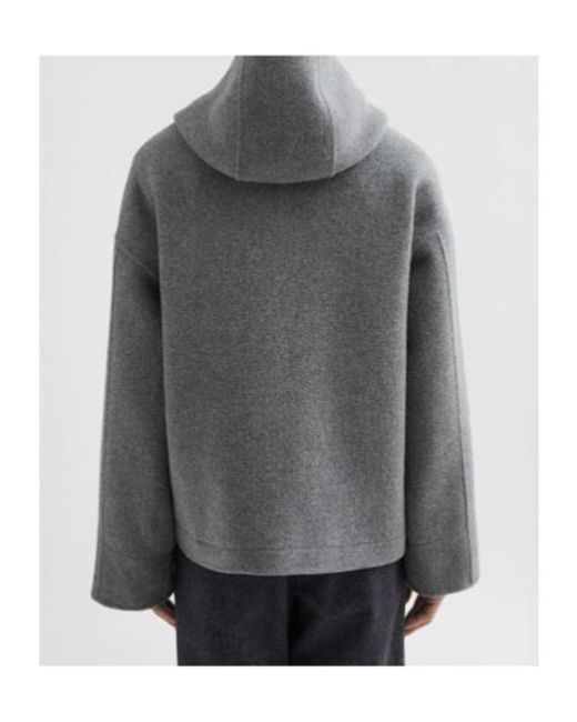 Jil Sander Gray Wool Felt-Finish Jacket for men