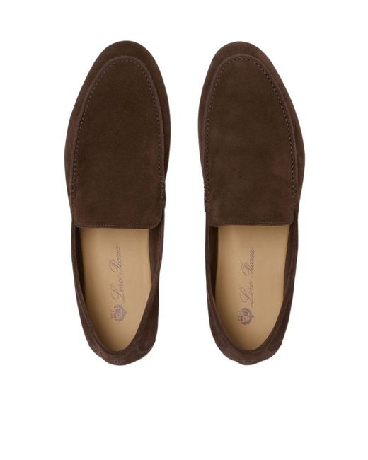 Loro Piana Brown Summer Anton Walk Loafer for men