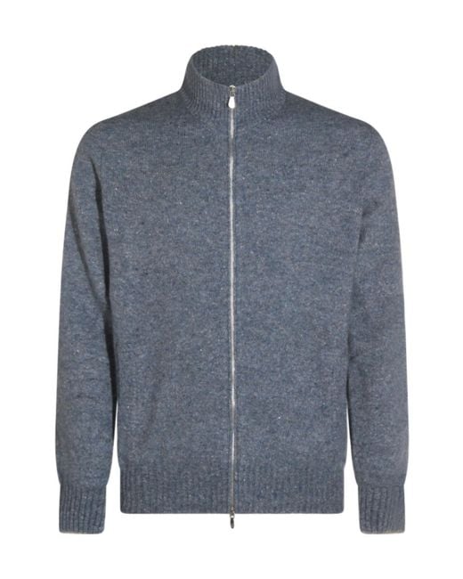 Brunello Cucinelli Blue Knitwear for men