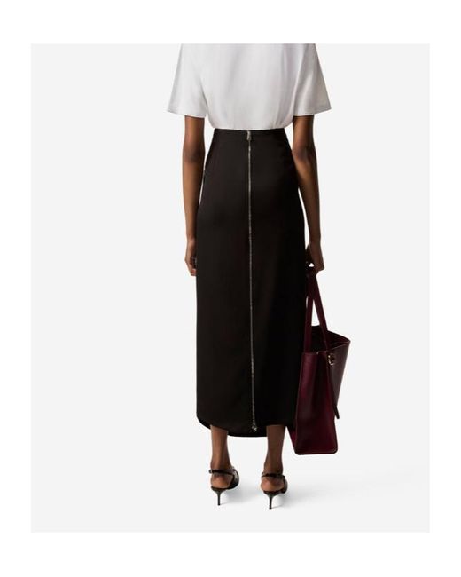 Coperni Black Zippered Skirt