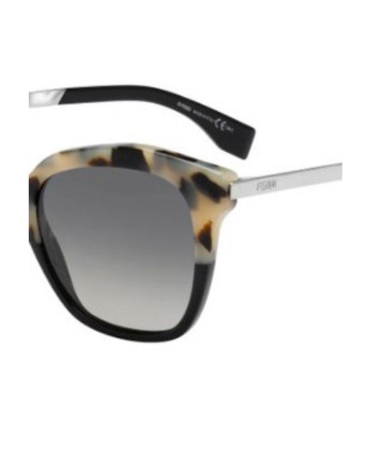 Fendi Metallic Logo Details Sunglasses