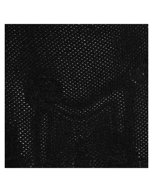 Amiri Black Lurex Knit Mini Dress