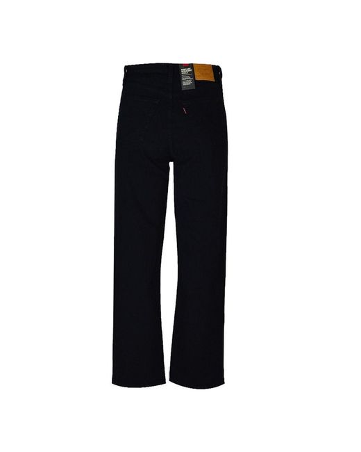 Levi's Black Ribcage Ankle Denim Pants