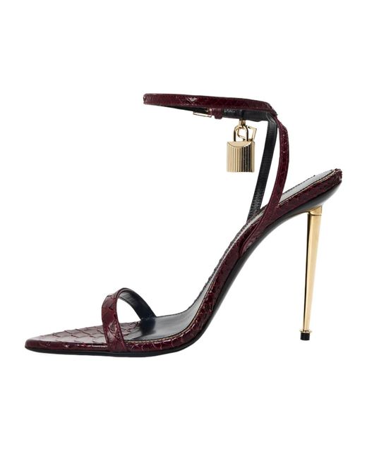Tom Ford Multicolor Padlock Heels