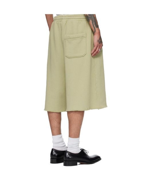 Lu'u Dan Green Zoku Drawstring Shorts for men