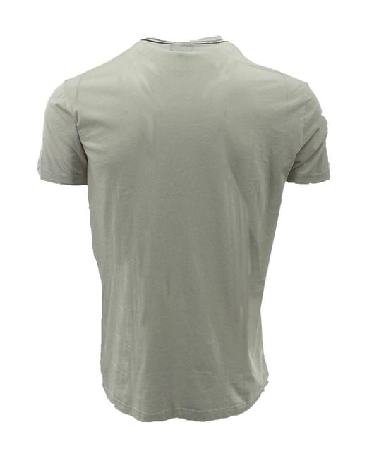Armani Jeans Gray Item O-Neck Short-Sleeved T-Shirt for men