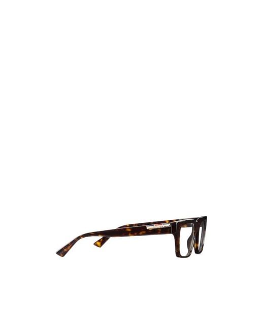 Gucci White Rectangular Optical Frame for men