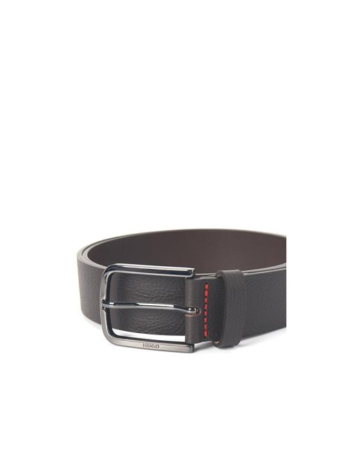 Boss Multicolor Lychee-Patterned Leather Belt for men