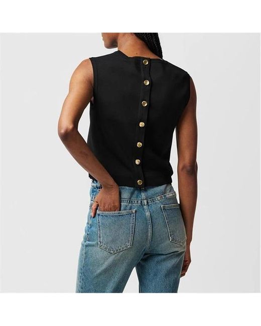 Givenchy Black Sleeveless Knit Top