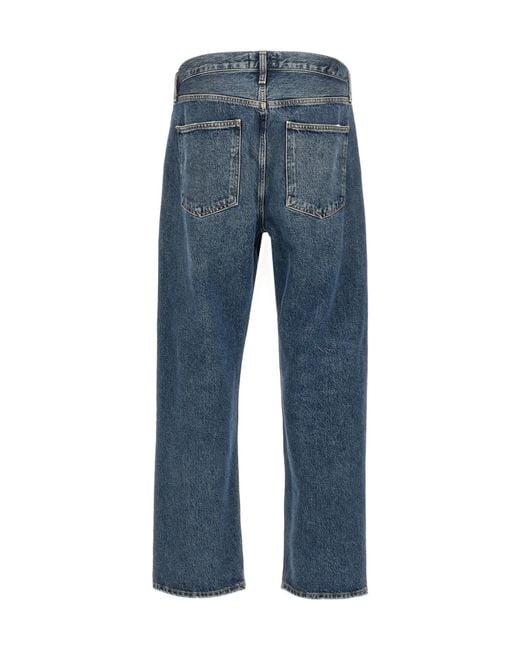 Agolde Blue 90's Mid-Rise Straight Leg Jeans for men