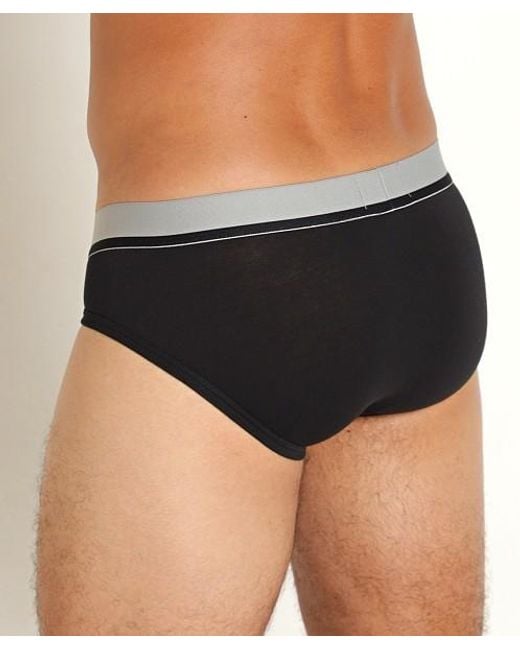 Emporio Armani Black Briefs Pants for men