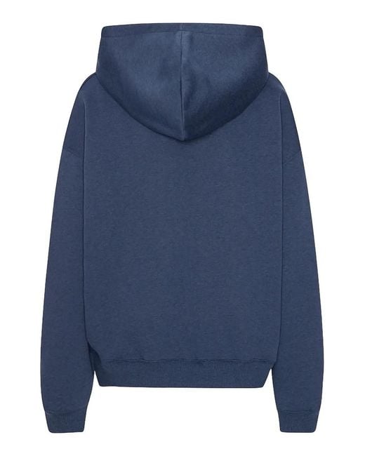 ROTATE BIRGER CHRISTENSEN Blue Long-Sleeve Sweatshirt