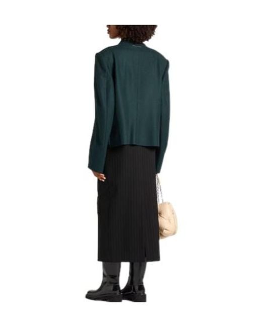 MM6 by Maison Margiela Black Double-Breasted Blazer