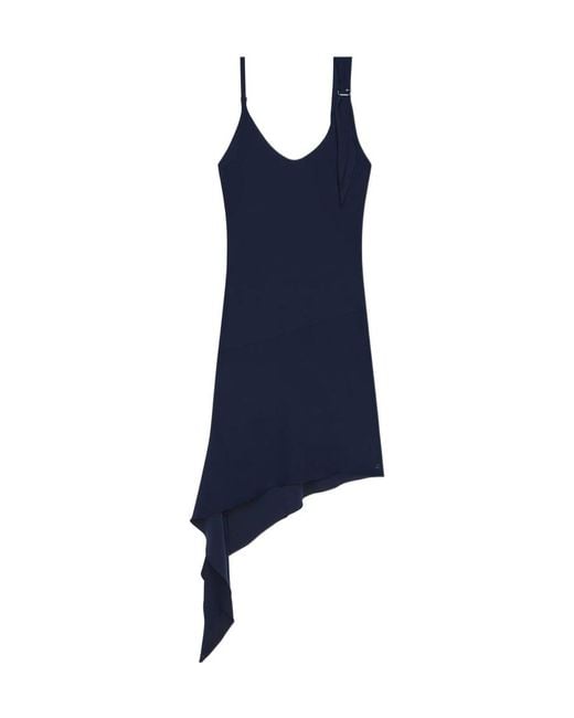 Courreges Blue Scarf Dress