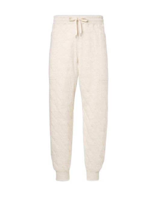 Comme des Garçons White Cotton Jersey Sweatpants for men