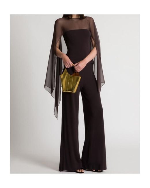 Alberta Ferretti Black Blouses