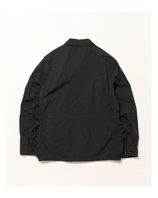 C P Company Black Long-Sleeve Casual Jacket for men