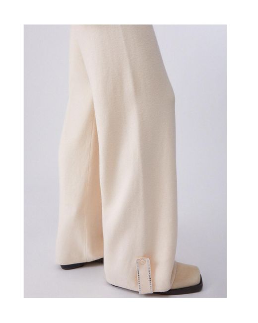 Liu Jo White Drawstring-Waistband Track Pants
