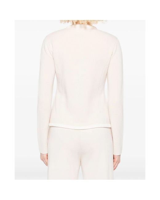Forte_forte White Button Cardigan