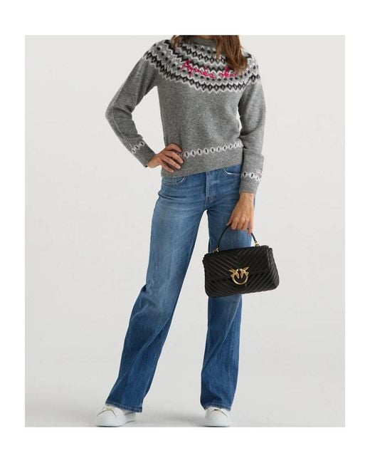 Mc2 Saint Barth Gray Long-Sleeved Sweater