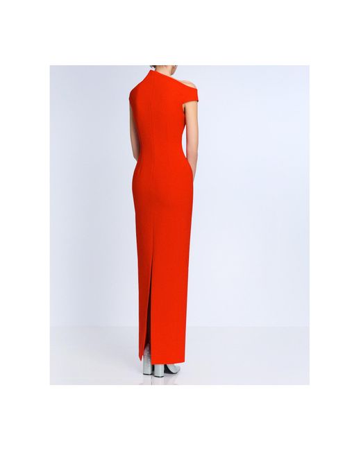 Solace London Red Asymmetrical Dress