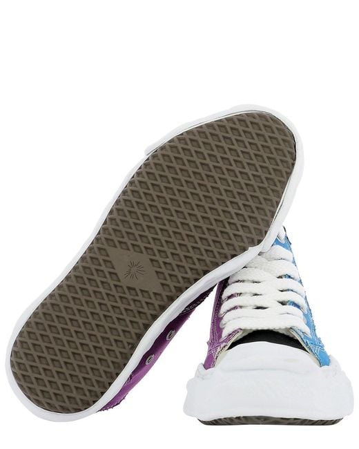 Maison Mihara Yasuhiro Blue Multi-Panel Lace-Up Sneakers for men