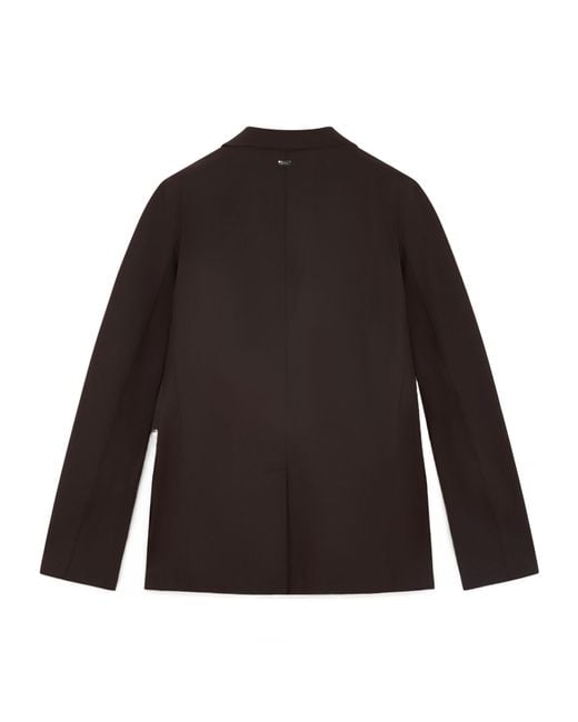 Herno Black Single-Breasted Blazer for men