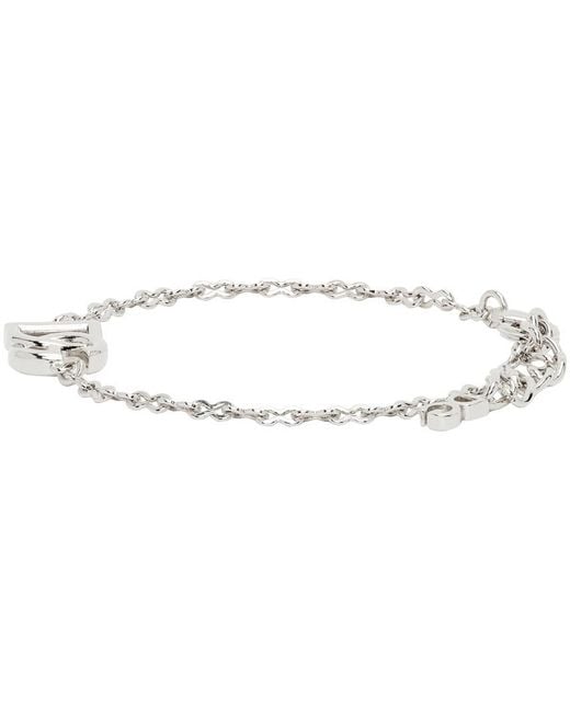 Dolce & Gabbana Metallic Dg Logo Link Bracelet for men