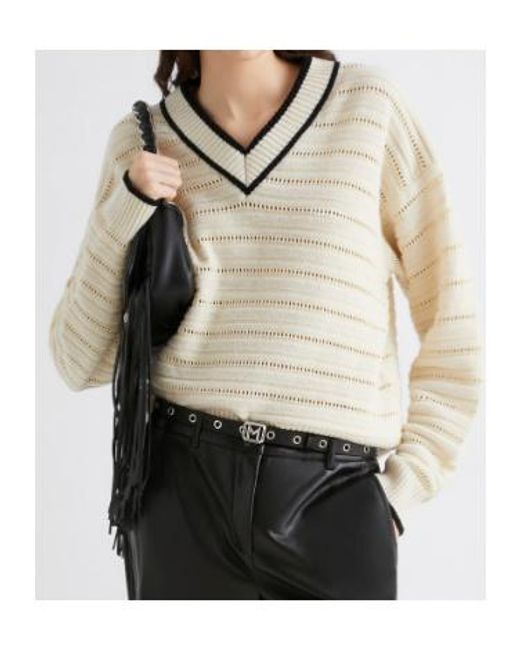 Marella Natural Wool And Cotton Sweater