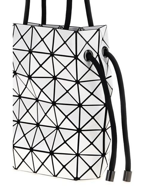 Issey Miyake White Drawstring Shoulder Bag