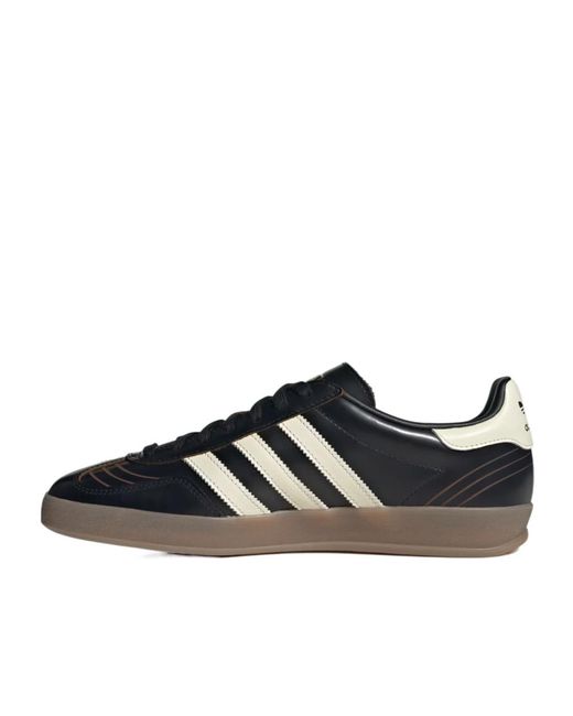 Adidas Originals Black Gazelle Indoor Low-Top Sneakers for men