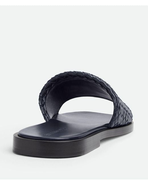 Bottega Veneta Blue Elio Slip-On Sandals for men