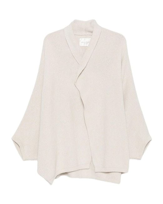 Roberto Collina Natural Waterfallknit Cardigan