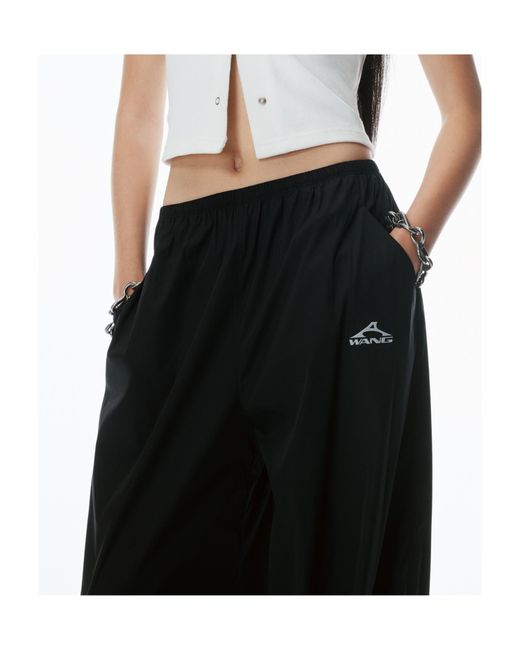 Alexander Wang Black Elasticated-Waist Track Pants