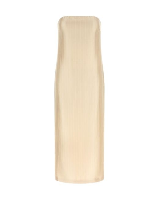 Loulou de Saison Natural Off Shoulder Dress