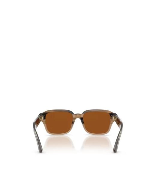 Burberry Brown Square-Frame Sunglasses for men