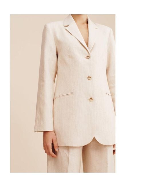 Posse Natural Leon Pinstripe Jacket