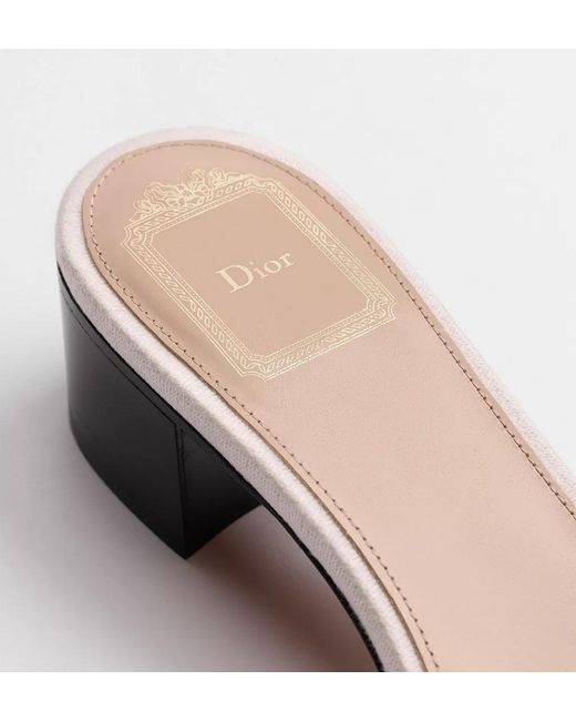 Dior White Mule De Tacon Dway