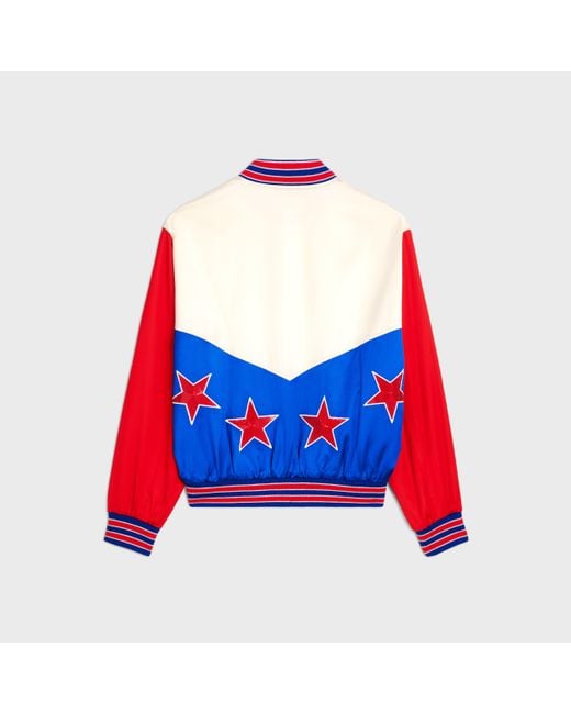 Céline Blue Americana Teddy Jacket for men