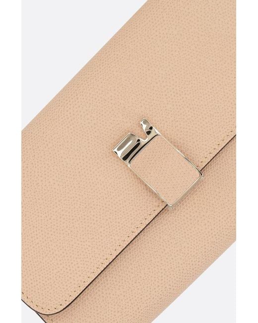 Valextra Natural Nolo Chain-Linked Clutch Bag